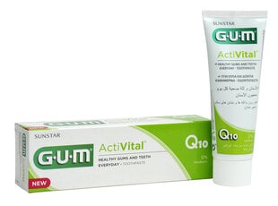 Зубная паста GUM ActiVital с Q10 и гранатом, 75 мл  цена и информация | Для ухода за зубами | kaup24.ee