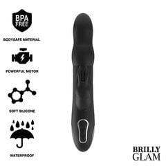 Vibraator Brilly Glam Moebius Rabbit Vibrator & Rotator, must цена и информация | Вибраторы | kaup24.ee