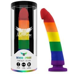 Dildo Mythology Devon Pride M, mitmevärviline hind ja info | Dildod | kaup24.ee