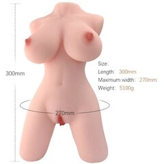 Nukk meestele Armony Realistic Female Torso Model 5, beež цена и информация | Куклы / Мастурбаторы | kaup24.ee