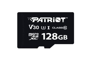 Patriot mälukaart microSDXC 128GB VX V30 Class 10 UHS-I U3 цена и информация | Карты памяти | kaup24.ee