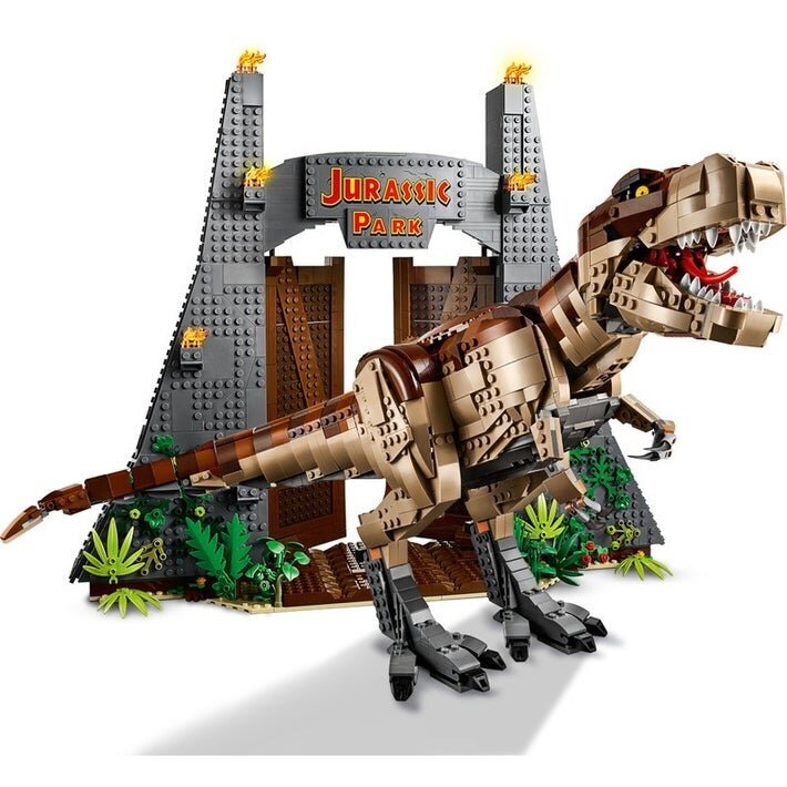 75936 LEGO® Jurassic World Tyrannosauruse märatsemine hind ja info | Klotsid ja konstruktorid | kaup24.ee