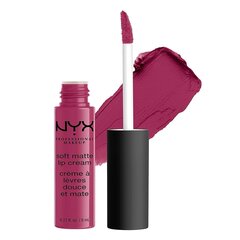 NYX Huulepulk SMLC Soft Matte Lip Cream 22 - Morocco 8 ml, 18 - Prague цена и информация | Помады, бальзамы, блеск для губ | kaup24.ee