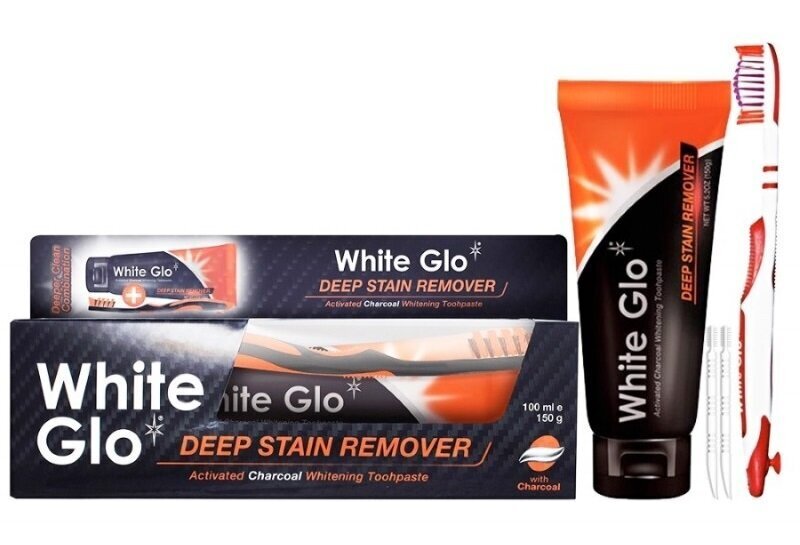 Valgendav hambapasta söega White Glo Deep Stain Remover 150 g цена и информация | Suuhügieen | kaup24.ee