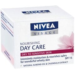 Päevakreem kuivale ja tundlikule nahale NIVEA DAY CARE 50 ml hind ja info | Näokreemid | kaup24.ee