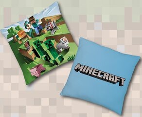 Laste dekoratiivne padi Minecraft, 40x40 cm hind ja info | Dekoratiivpadjad ja padjakatted | kaup24.ee