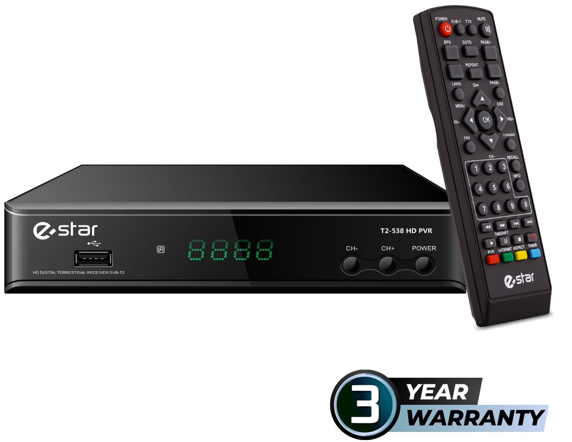 EStar T2-538 HD PVR hind ja info | Digiboksid | kaup24.ee