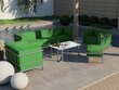 Kolmekohaline aiadiivan Calme Jardin Cannes, roheline/helehall hind ja info | Aiatoolid | kaup24.ee
