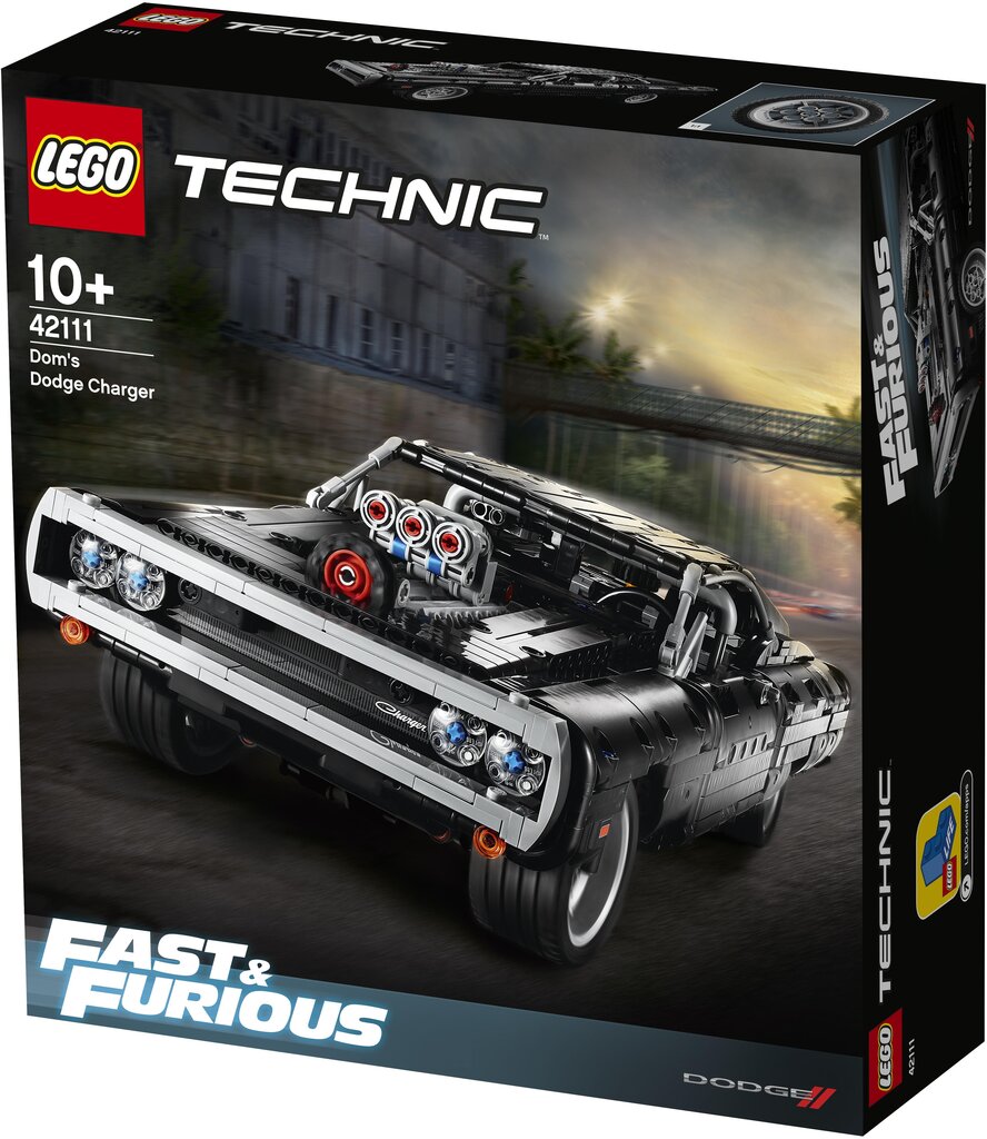 42111 LEGO® Technic Dom's Dodge Charger hind ja info | Klotsid ja konstruktorid | kaup24.ee