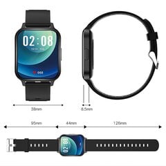 Nutikell IOS 12 Xiaomi Redmi telefonile Ip68 veekindel meestele Sport Fitness Tracker naistele Nutikell Kell Fly 5 hind ja info | Nutikellad (smartwatch) | kaup24.ee