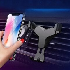 Autotelefoni hoidik Auto õhu väljalaskeava Gravity Bracket Mobiiltelefoni GPS-navigatsiooni Gravity Automaatne Bracket Iphone Xiaomi Huawei jaoks hind ja info | Mobiiltelefonide hoidjad | kaup24.ee