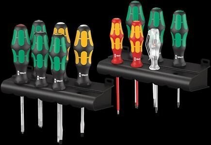 WERA kruvikeerajate kmpl Kraftform XXL 2 Screwdriver Set hind ja info | Käsitööriistad | kaup24.ee