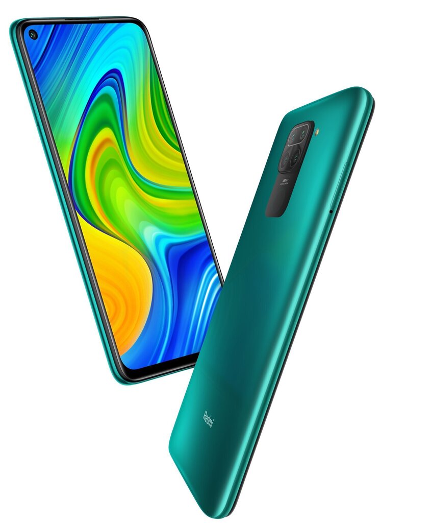 Xiaomi Redmi Note 9, 128 GB, Dual SIM, Green цена и информация | Telefonid | kaup24.ee