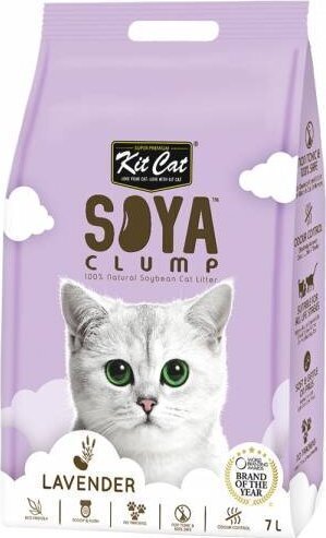 Taimne allapanu Kit Cat SoyaClump Lavender, 7l цена и информация | Kassiliiv | kaup24.ee