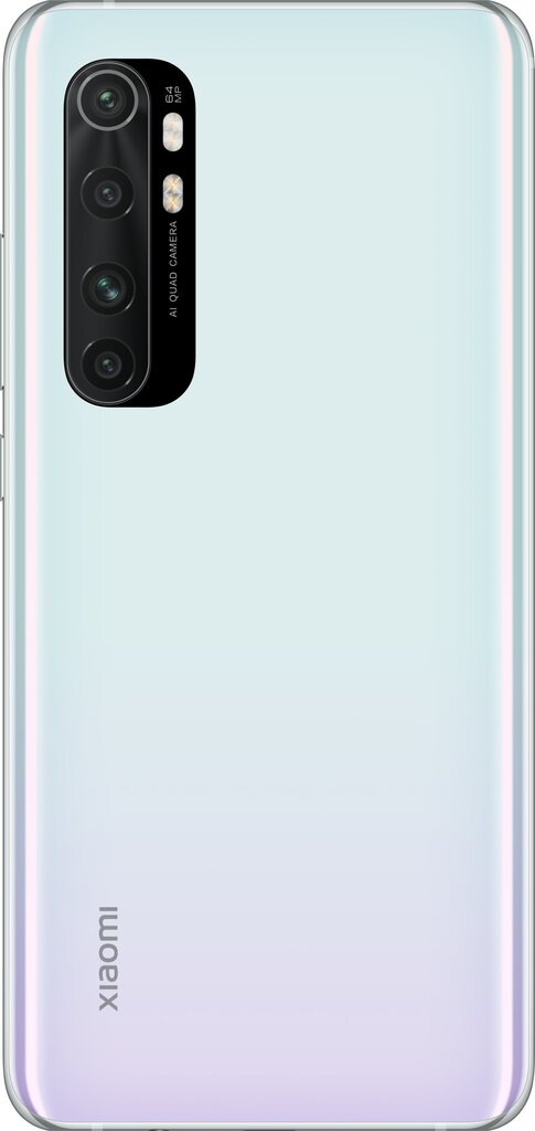 Xiaomi Mi Note 10 Lite, 64 GB, Dual SIM, Glacier White цена и информация | Telefonid | kaup24.ee