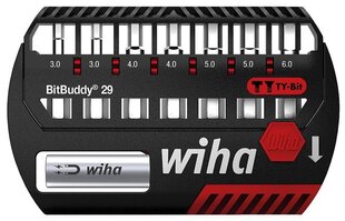 Комплект насадок с магнитным держателем WIHA BitBuddy TY, 29 мм (8 шт.) цена и информация | Механические инструменты | kaup24.ee