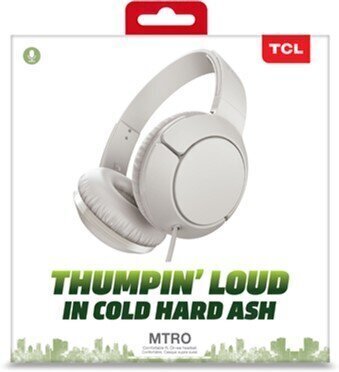 Juhtmega kõrvaklapid TCL MTRO200WT hind ja info | Kõrvaklapid | kaup24.ee