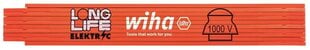 Складной метр для электрика WIHA Longlife (2 м) цена и информация | Механические инструменты | kaup24.ee