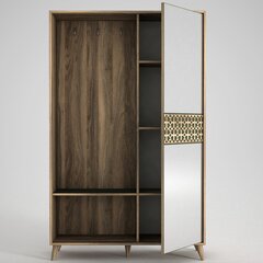 Комплект мебели для прихожей Kalune Design Marvin, коричневый цена и информация | Комплекты в прихожую | kaup24.ee