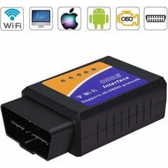 WiFi OBD2 diagnostikatööriist, ELM327 OBD2 autodiagnostika tööriist, OBD II diagnostikaskanner kõikidele sõidukitele, universaalne veakoodi auto pistik iOS-i jaoks Android Windows iPhone nutitelefoni tahvelarvuti hind ja info | Lisaseadmed | kaup24.ee