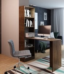 Kirjutuslaud ADRK Furniture Paul I, pruun цена и информация | Компьютерные, письменные столы | kaup24.ee