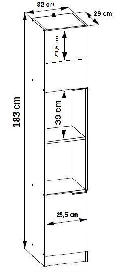 Kirjutuslaud ADRK Furniture Paul II, pruun hind ja info | Arvutilauad, kirjutuslauad | kaup24.ee