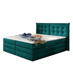 Кровать Selsey Serena 160x200 см, зеленая цена и информация | Кровати | kaup24.ee