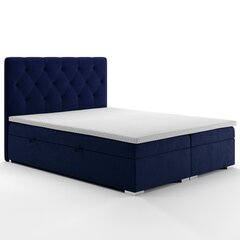 Кровать Selsey Lubekka 180x200 см, синяя цена и информация | Кровати | kaup24.ee