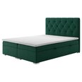 Кровать Selsey Lubekka 180x200 см, зеленая
