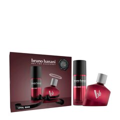 Komplekt Bruno Banani Loyal Man meestele: parfüümvesi EDP 30 ml + pihustatav deodorant 50 ml цена и информация | Мужские духи | kaup24.ee