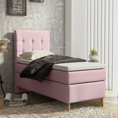 Кровать Selsey Juan 90x200см, розовая цена и информация | Кровати | kaup24.ee