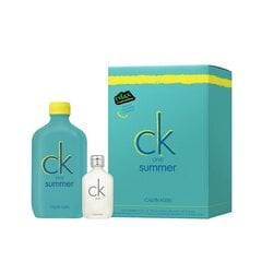 Набор Calvin Klein CK One Summer: EDT 100 мл + миниатюра 15 мл цена и информация | Женские духи | kaup24.ee