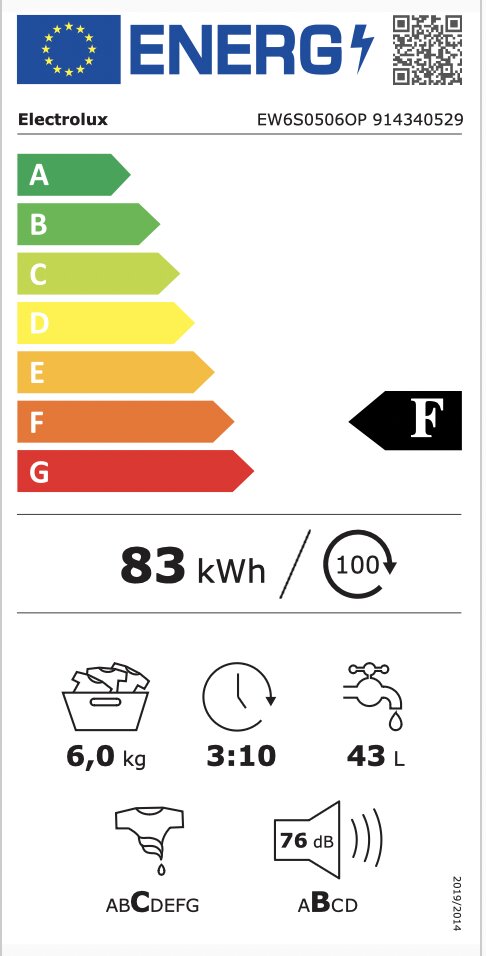 Electrolux EW6S0506OP hind ja info | Pesumasinad | kaup24.ee