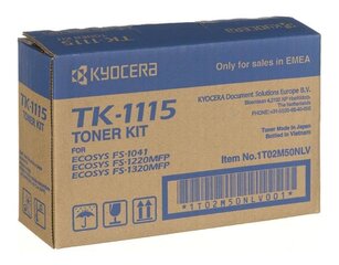 Tooner Kyocera TK-1115 Must hind ja info | Laserprinteri toonerid | kaup24.ee
