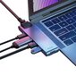 7 ühes dokkimisjaam Baseus CAHUB-L0G, MacBook / hdmi / 2 x usb 3.0 / usb-c / rj45 / sd / micro sd Thunderbolt C + jaoks цена и информация | USB jagajad, adapterid | kaup24.ee
