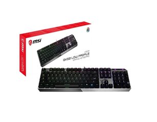 MSI VIGOR GK50 Low profile us красная/белая цена и информация | Клавиатура с игровой мышью 3GO COMBODRILEW2 USB ES | kaup24.ee