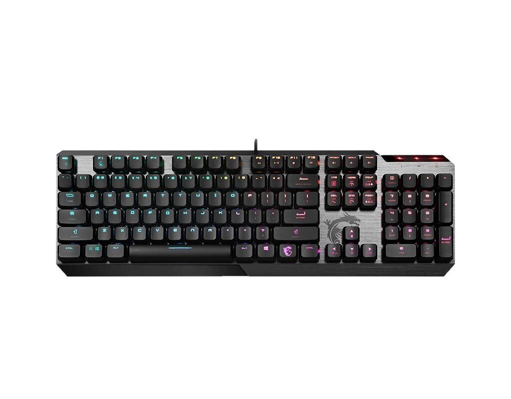 MSI VIGOR GK50 Gaming Keyboard, US Layou цена и информация | Klaviatuurid | kaup24.ee