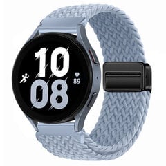 20 mm magnetiline kellarihm, mis ühildub Samsung Galaxy Watchiga 4 5 6 7 kellarihm 40 mm 44 mm, veniv kootud kellarihm naiste meeste kiviroheline hind ja info | Nutikellade ja nutivõrude tarvikud | kaup24.ee