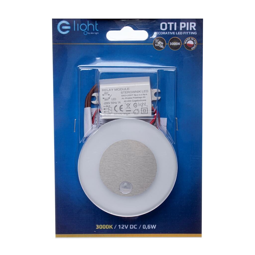 Trepivalgusti Eko-Light Oti 3000K. PIR. 12 V hind ja info | Seinavalgustid | kaup24.ee