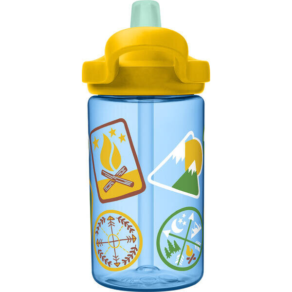 Pudel CamelBak Eddy+ Kids 0,4L Explorer Patches hind ja info | Joogipudelid | kaup24.ee