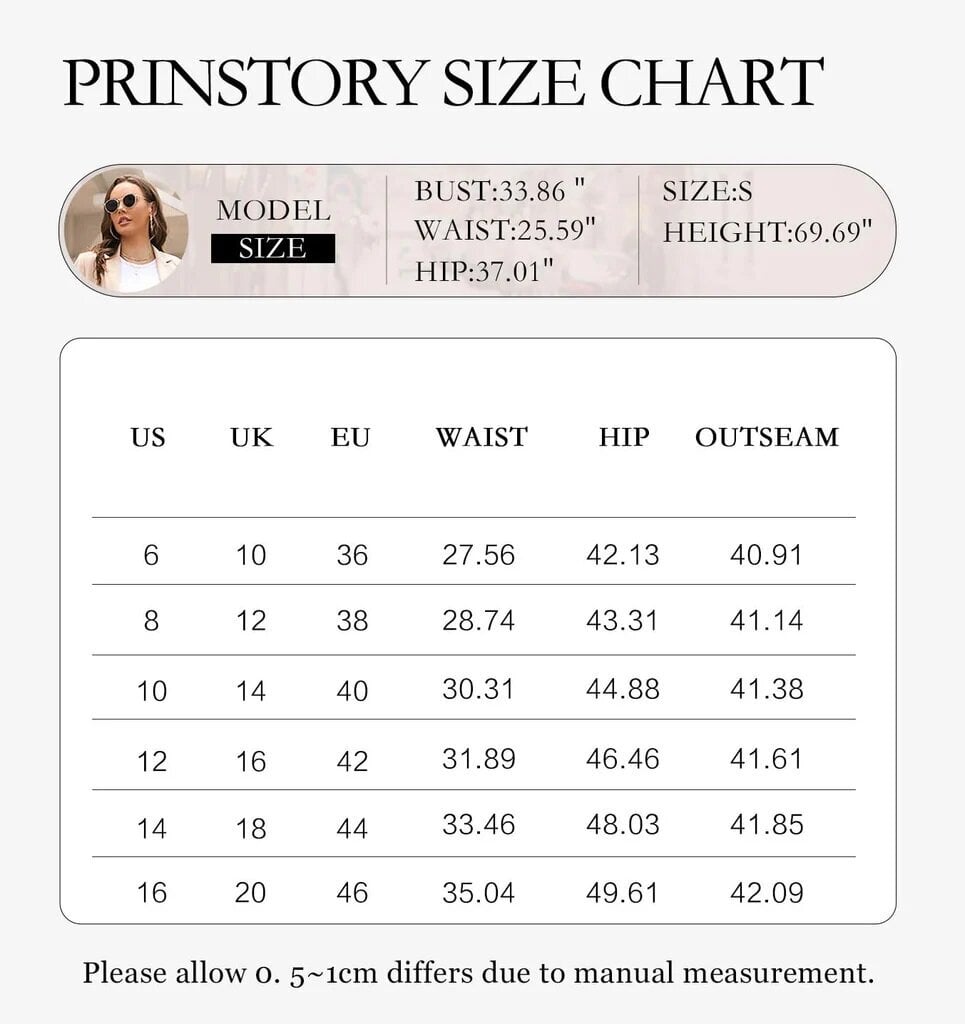 Naiste püksid PrinStory, must цена и информация | Naiste püksid | kaup24.ee