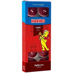 "Чайные фонарики Haribo Вишневая кола Зимний выпуск, 10 шт. - цена и информация | Подсвечники, свечи | kaup24.ee