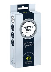 Презервативы Mister Size 49, 10 шт цена и информация | Презервативы | kaup24.ee