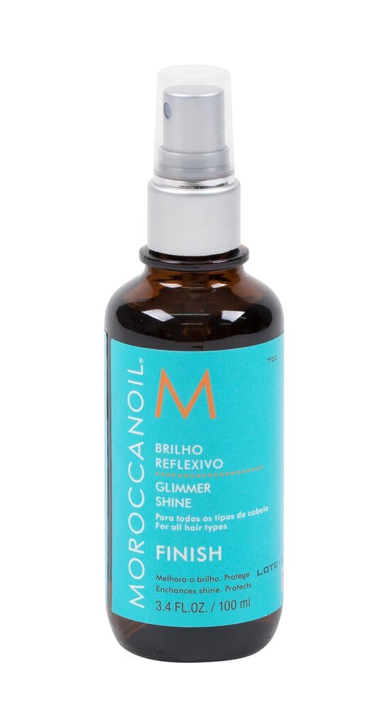 Sära andev juuksesprei Moroccanoil Glimmer Shine 100 ml hind ja info | Viimistlusvahendid juustele | kaup24.ee