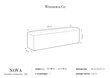 Tumba hoiukastiga Windsor and Co Nova 140, tumesinine hind ja info | Kott-toolid, tumbad, järid | kaup24.ee