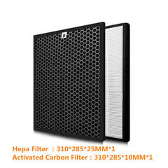 (Hepa Carbon 2tk) Sharp FZ-F30HFE õhupuhasti asendusaktiivsöefiltri jaoks F FP-F30 FP-F30TA FP-J30TA FZ-F30DFE KC-F30EV Hepa filter hind ja info | Filtrid õhupuhastitele | kaup24.ee