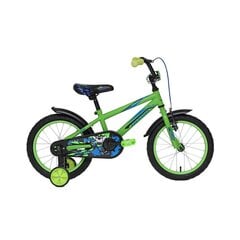 Детский велосипед CROSS Ultra Kidy 16", зелёный цена и информация | Велосипеды | kaup24.ee