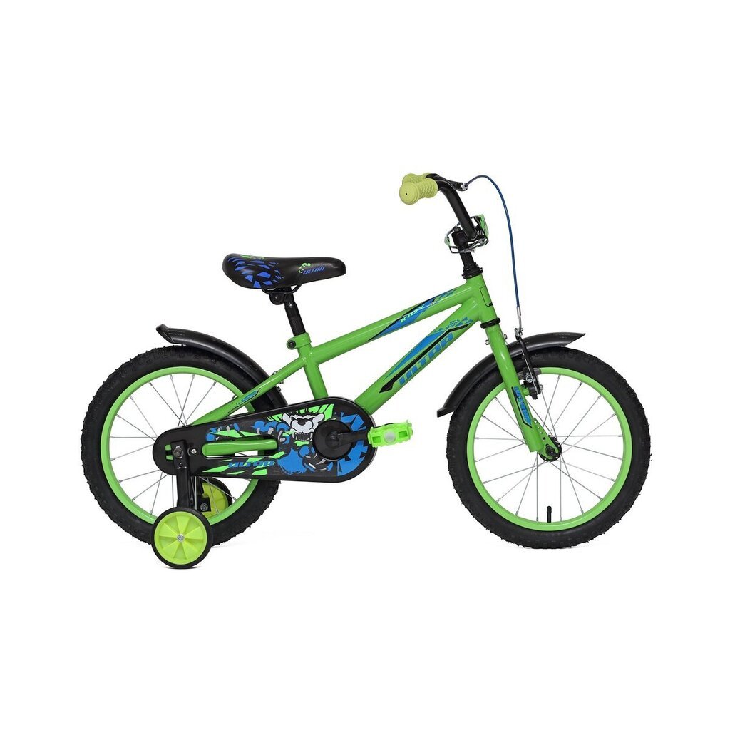 Laste jalgratas СROSS Ultra Kidy 16" roheline hind ja info | Jalgrattad | kaup24.ee