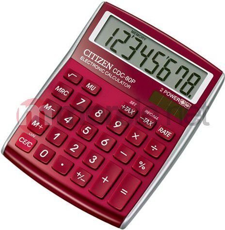 Kalkulaator Citizen, CDC80RDRED hind | kaup24.ee