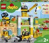 10933 LEGO® DUPLO Tornkraana ja ehitus цена и информация | Klotsid ja konstruktorid | kaup24.ee